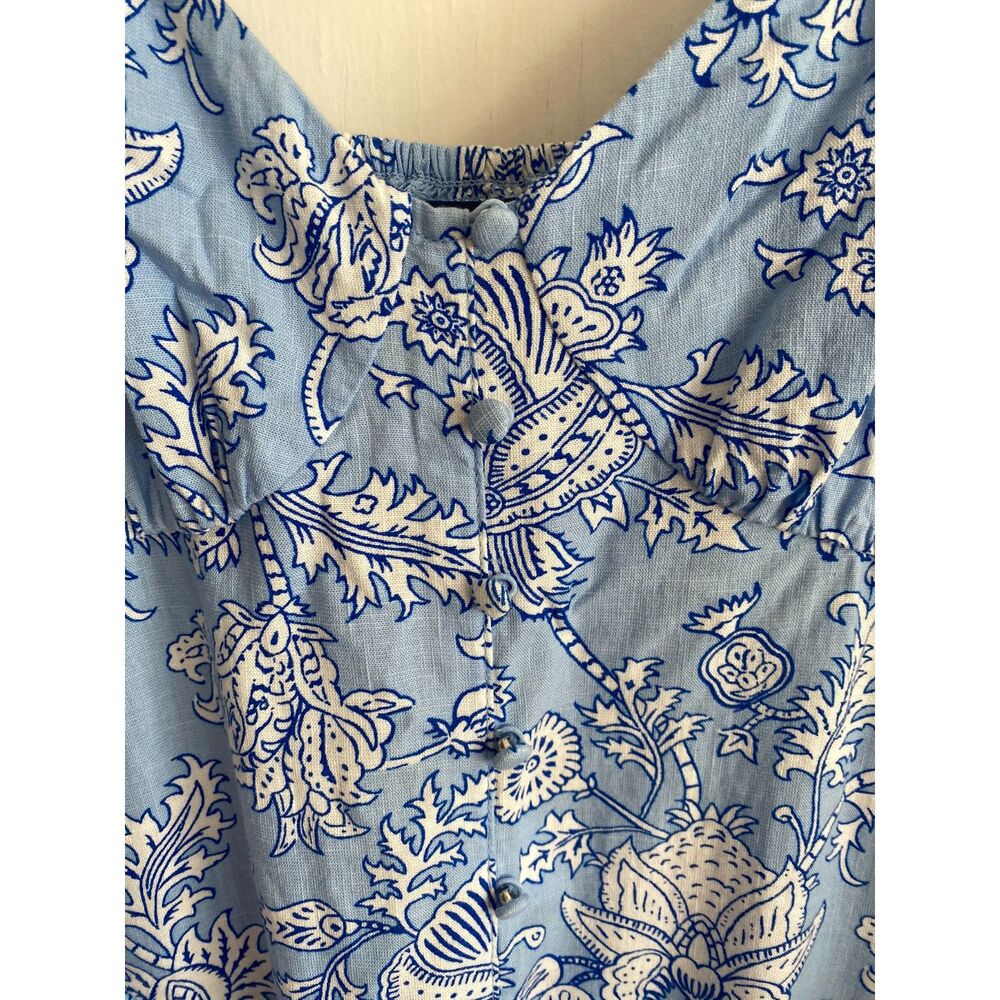 NWT Roller Rabbit x Target Collaboration Boho Midi Floral Dress Size S